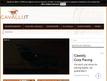 Tablet Screenshot of cavalli.it